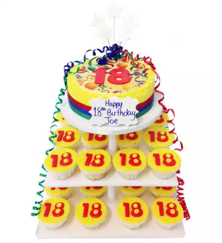 Birthday Cake Age Tower