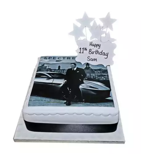 Spectre 007 Birthday Cake