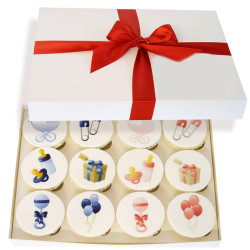 New Born Boy and Girl Cupcakes