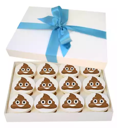 Emoji Pile of Poo Cupcakes