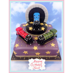 Trains Birthday Cake