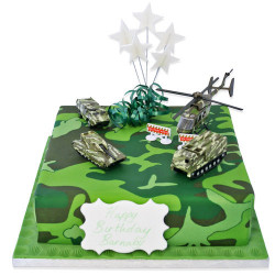 Army Tank Birthday Cake