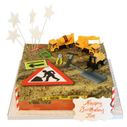 Building Site Cake