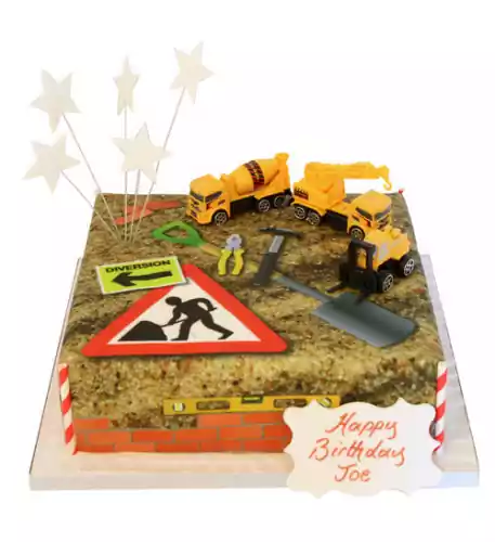 Building Site Cake