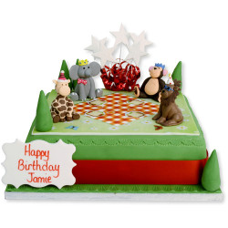Animals Tea Party Cake