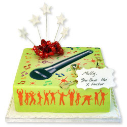 X Factor Birthday Cake