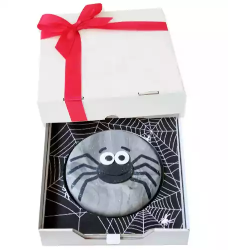 Creepy Spider Gift Cake