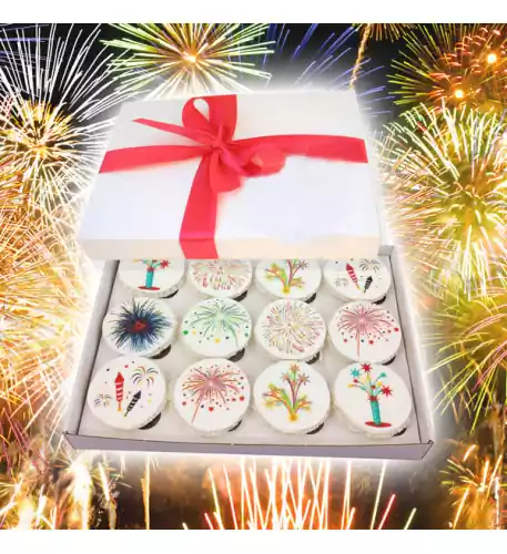 Firework Party Cupcakes