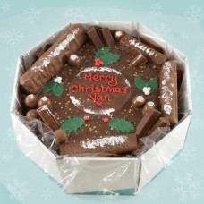 Holly & Mistletoe Cake In-A-Tin