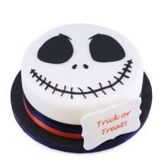 Jack Skellington Cake (8 Inch Serves 20)