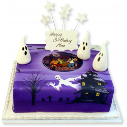 Scooby Doo Birthday Cake (8 Inch Serves 20)
