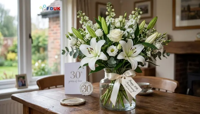 50th anniversary flowers delivery to UK yellow roses violets golden