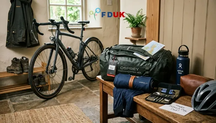 Best Father's Day gifts UK for active dads — cycling and travel kits
