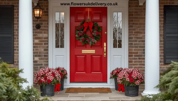 Christmas flowers UK styling ideas for holiday table decorations and centerpieces Placement: After this subsection