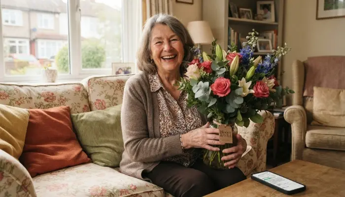 get well soon flowers UK happy customer review