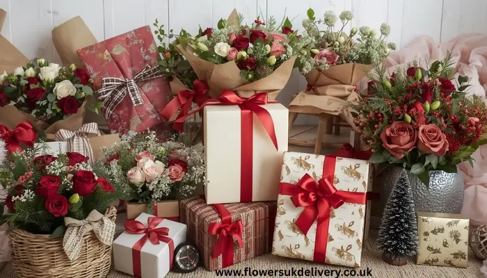 Christmas presents gift ideas flowers UK holiday season