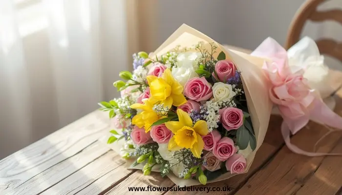 Mother’s Day flowers delivery with chocolates UK