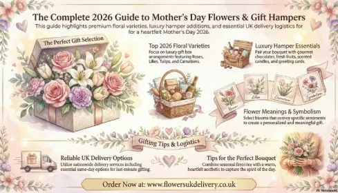 Mother’s Day Flowers With Gift Hampers