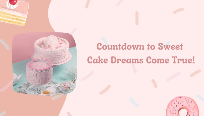 Countdown to Sweet : Cake Dreams Come True! ????????