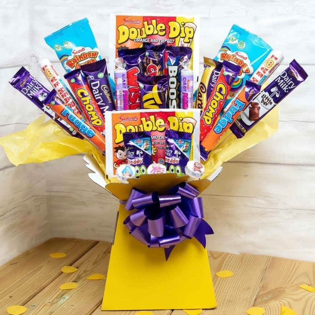 Vegetarian Sweets and Chocolate Bouquet