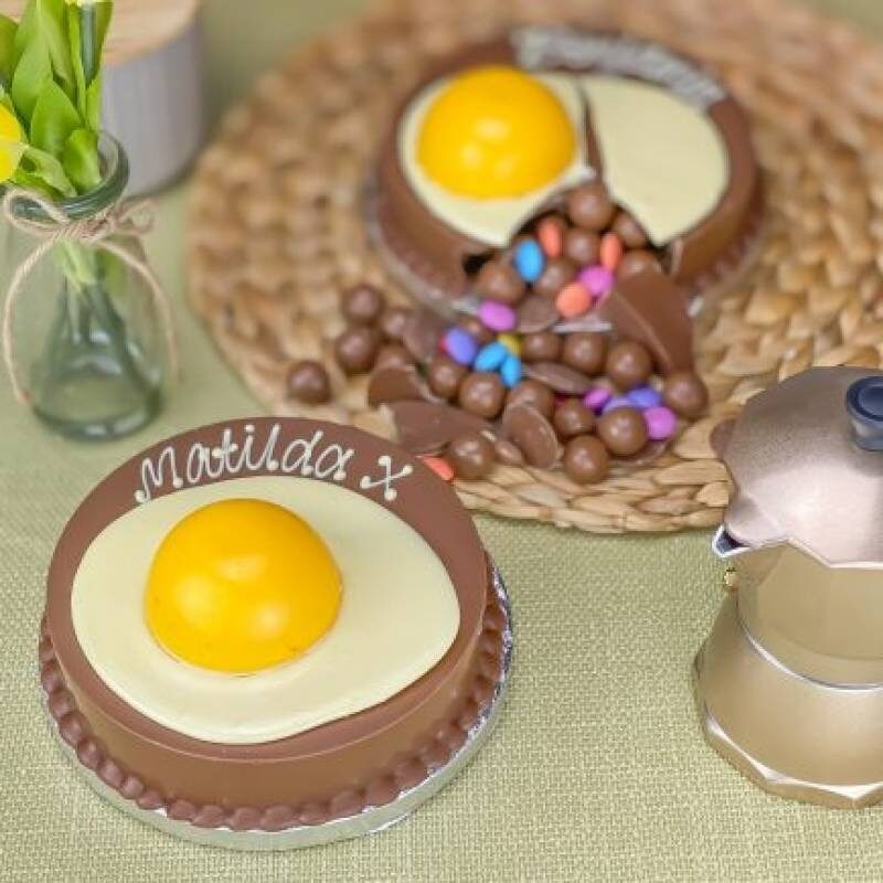 MINI FRIED EGG SMASH CAKE