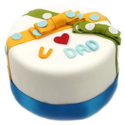 Love Dad Cake (7 Inch Love Dad Cake)