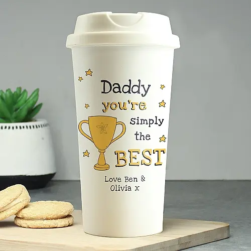 Personalised Simply The Best Travel Mug
