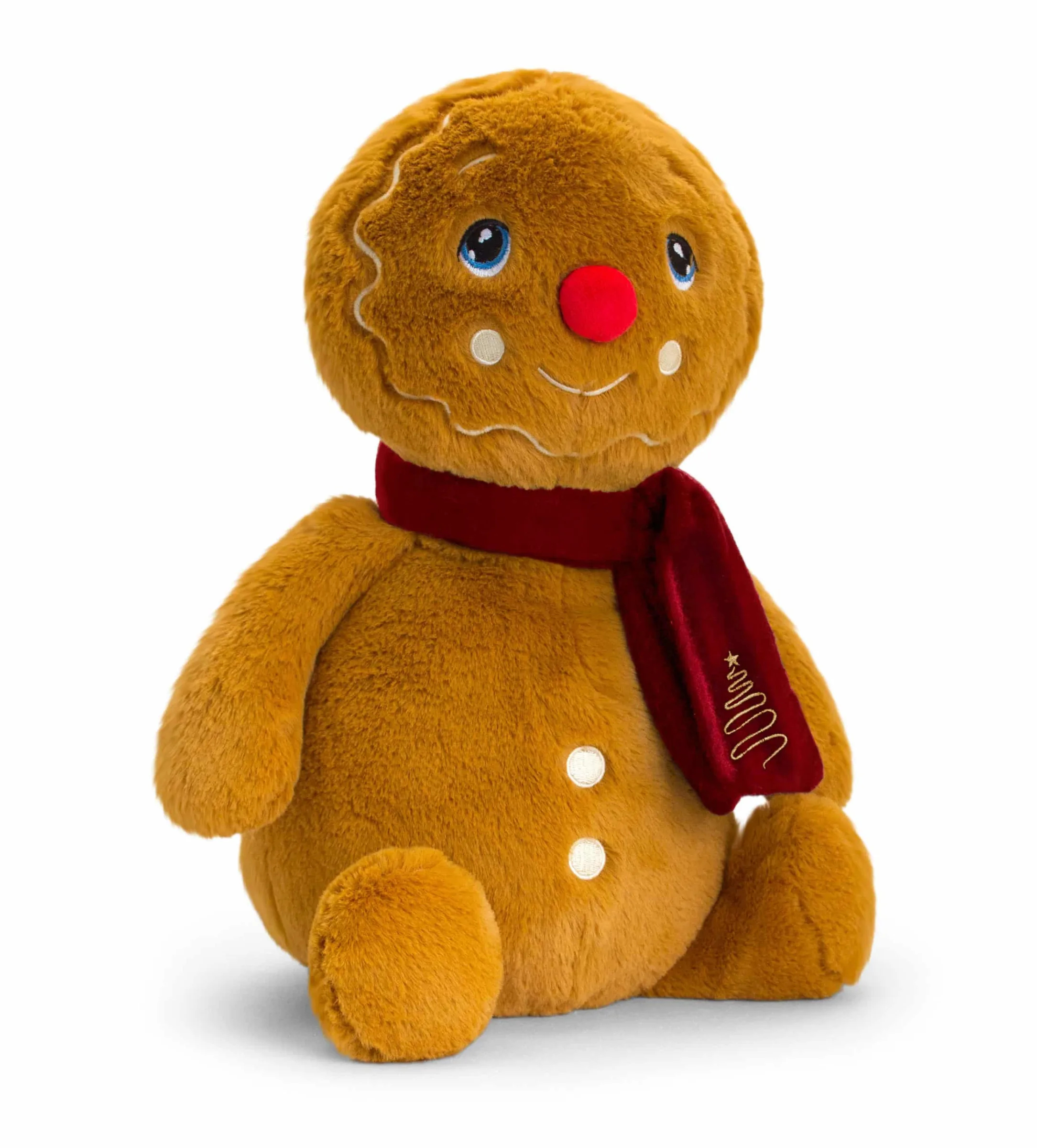 Personalised Keel Toys Gingerbread man with Scarf 25cm