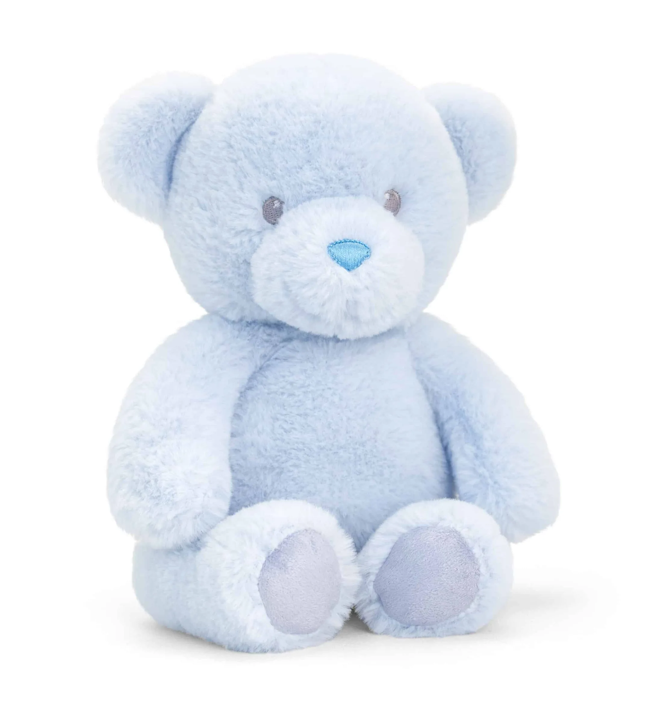 Personalised Keel Eco Baby Boy blue bear 25cm