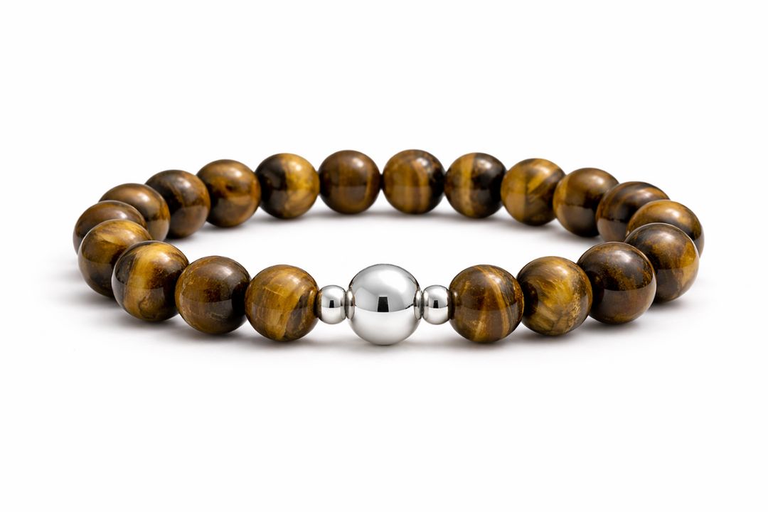 Tiger Eye Strength Bracelet - 8mm