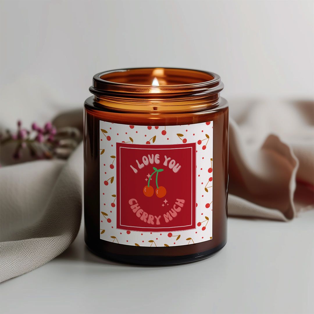 Romantic Candle - I Love You Cherry Much