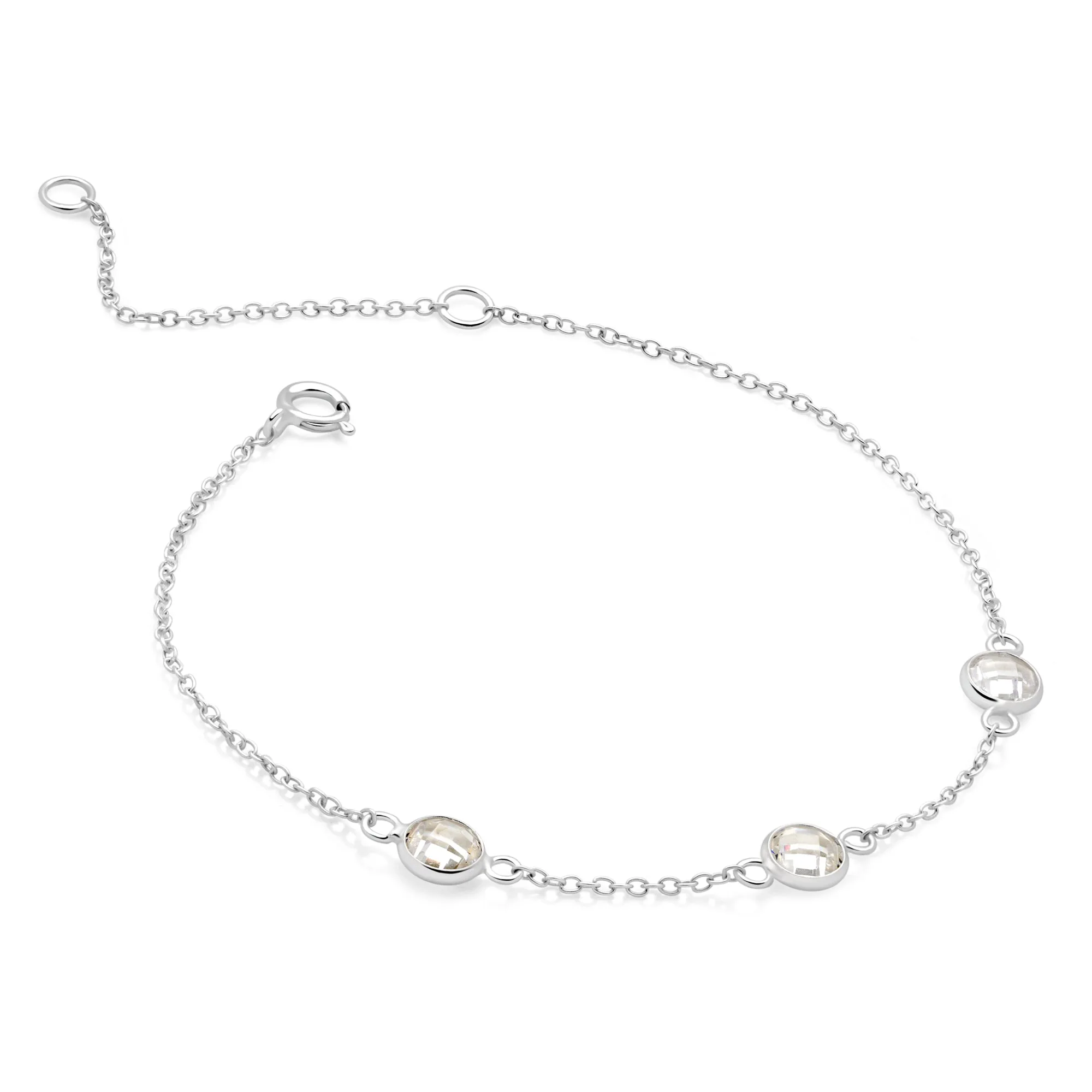 Crystal Charm Bracelet