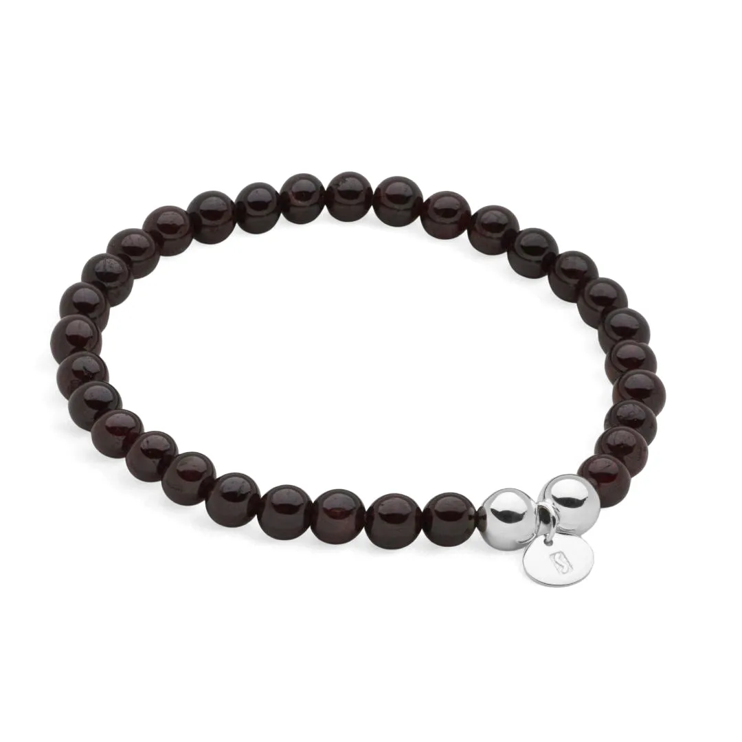 Bodhi Beads Bracelet (Red Agate)