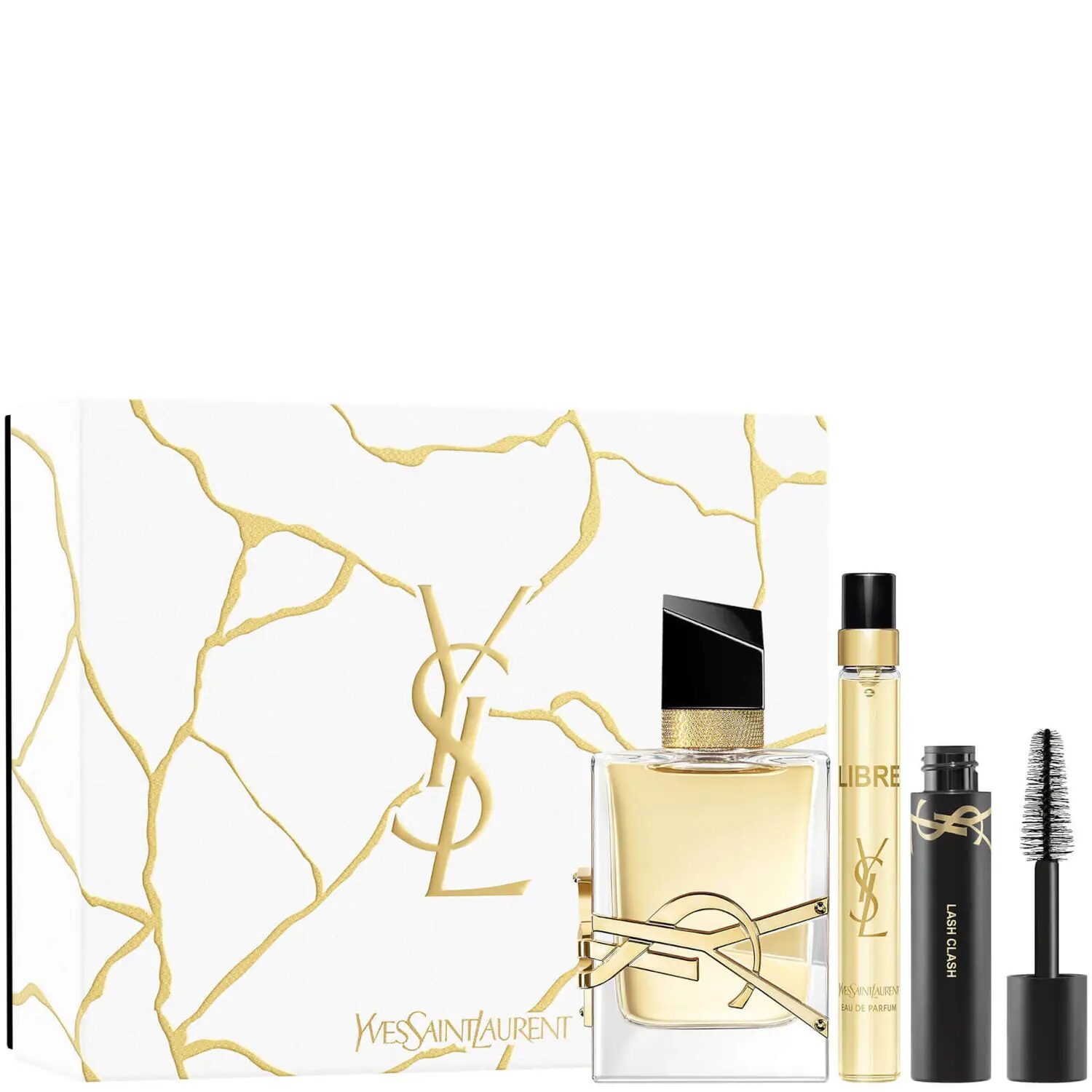Yves Saint Laurent Libre Eau de Parfum 50ml, Trial Size and Mini Lash Clash Gift Set (Worth Â£117.65)