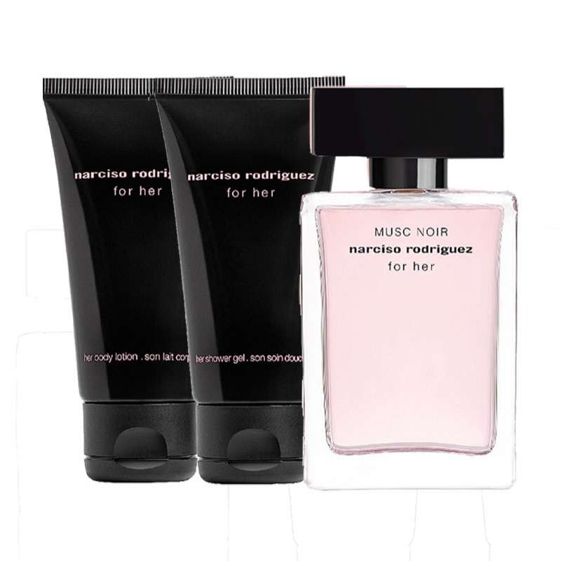 Narciso Rodriguez For Her Musc Noir Eau de Parfum Spray 50ml Gift Set