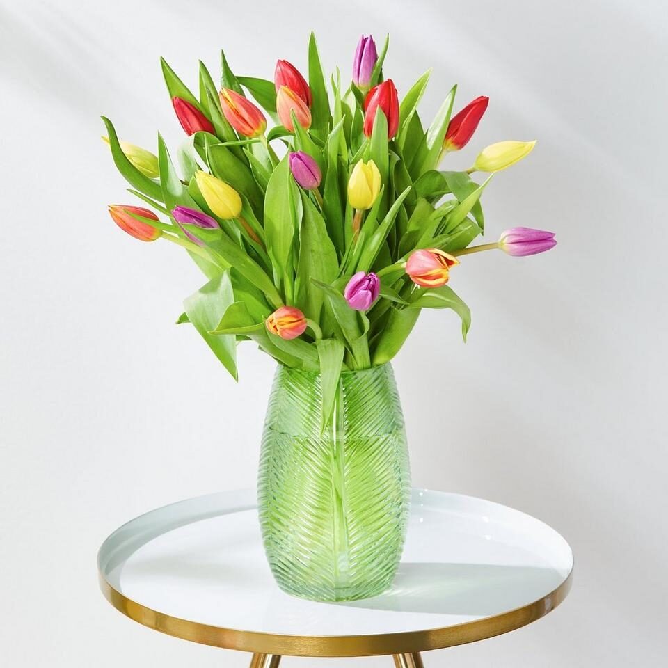 Deluxe British Spring Tulips Letterbox