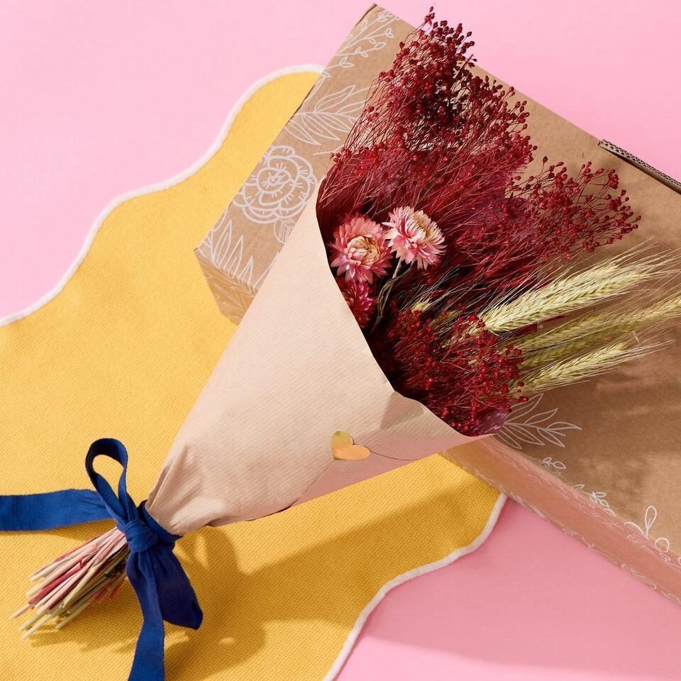 Rustic Dried Flower Bouquet