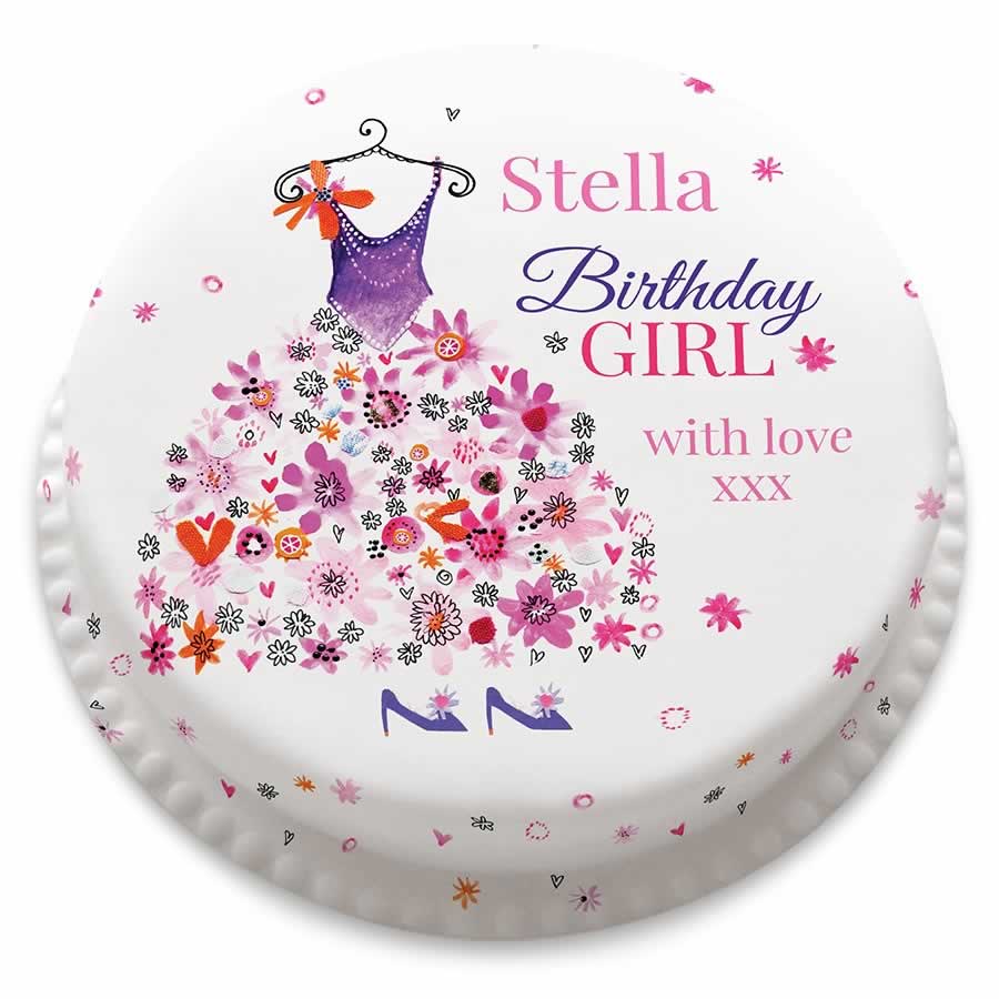 Party Dress Cake (Small Party Cake (Serves 10-12))