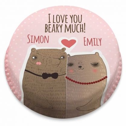 love you beary much cake (letterbox gift cakes(serves2-4))