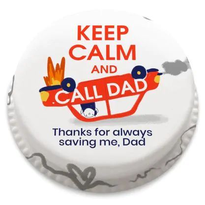 dad help cake (letterbox gift  cake(serves 2-4))