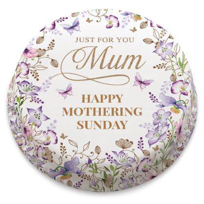Lilac Mothering Sunday Cake (letterbox gift cake (serves 2-4))