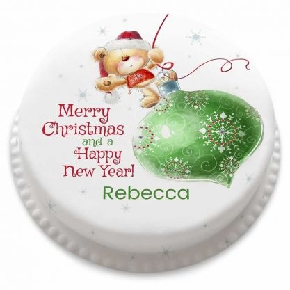 Ted Bauble Cake (letterbox gift cake (serves 2-4))