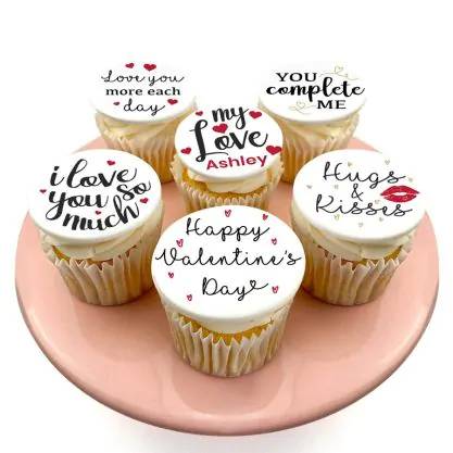 6 So Much Love Cupcakes