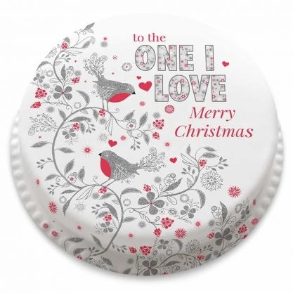 Silver Robins Cake (letterbox gift cake (serves 2-4))
