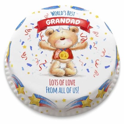 grandad ted cake (letterbox gift  cake(serves 2-4))