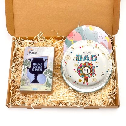 Father's Day Socks Hamper (Letterbox Cake Set (XS) Serves 2)