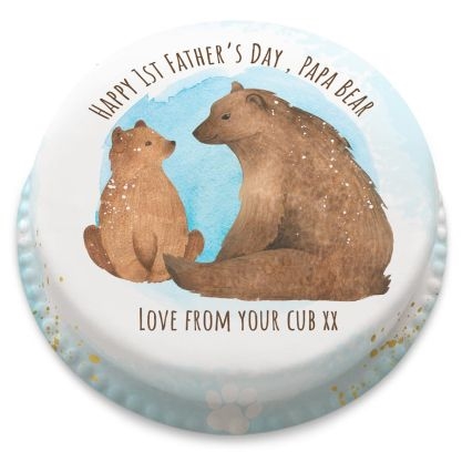 to my papa bear cake (letterbox gift  cake(serves 2-4))
