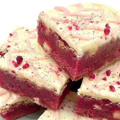 Raspberry Blondies