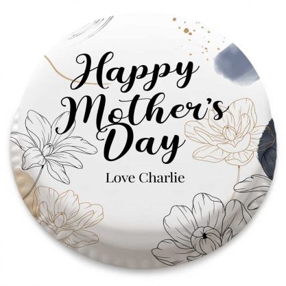 Trendy Floral Mum Cake (letterbox gift cake (serves 2-4))