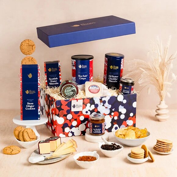 British Cheese and Treats Hamper